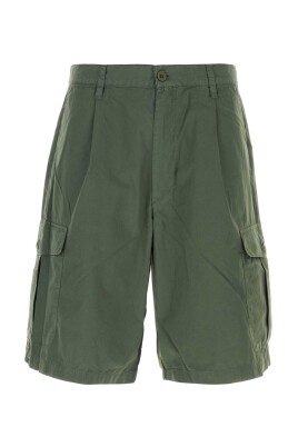 dark-green-cotton-bermuda-shorts