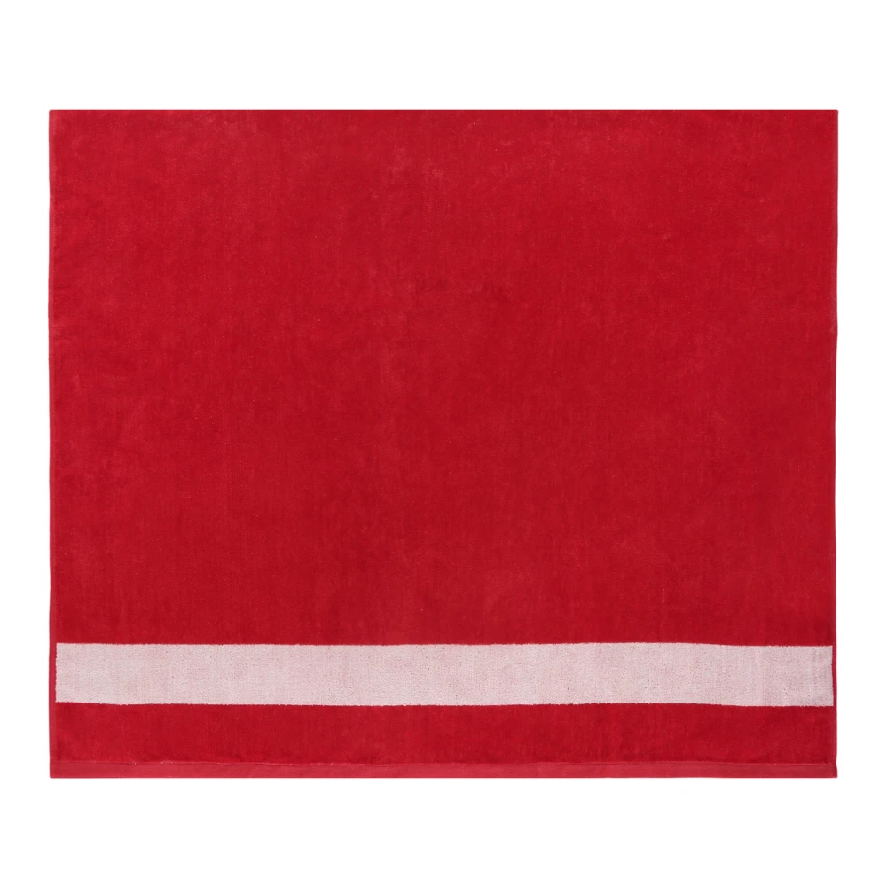 Iceberg Logo Strandhanddoek Red Heren