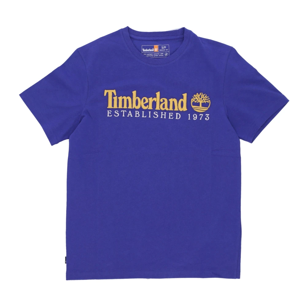 Timberland 1973 Clematis Blue Tee voor Vrouwen Blue Dames