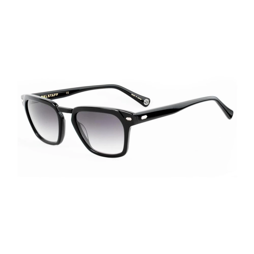 Belstaff Men's Black Acetate Rectangular Sunglasses - Sunglasses - One Size- Accessories
