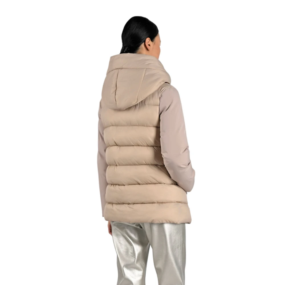 Canadian Classics Lange Pufferjas Beige Dames
