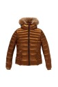 orange-nylon-women-jacket-with-fur