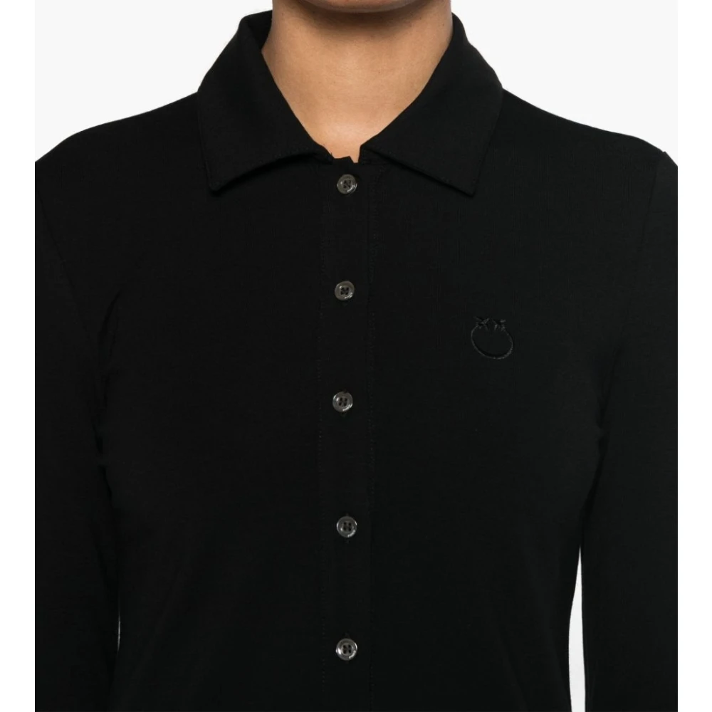 pinko Stijlvolle Zwarte T-shirts en Polos Black Dames