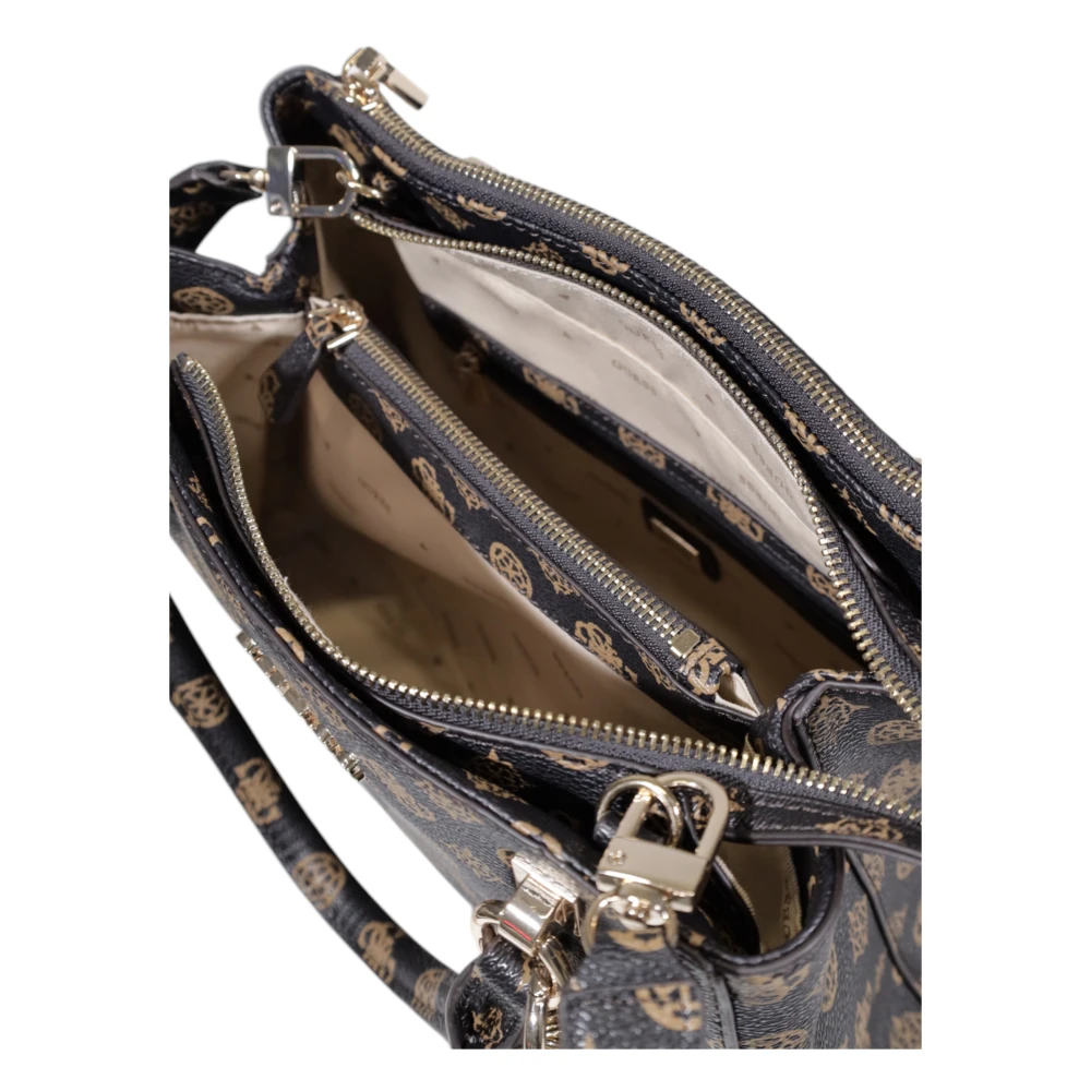 Guess Herfst Winter Dames Grote Tassen Collectie Brown Dames