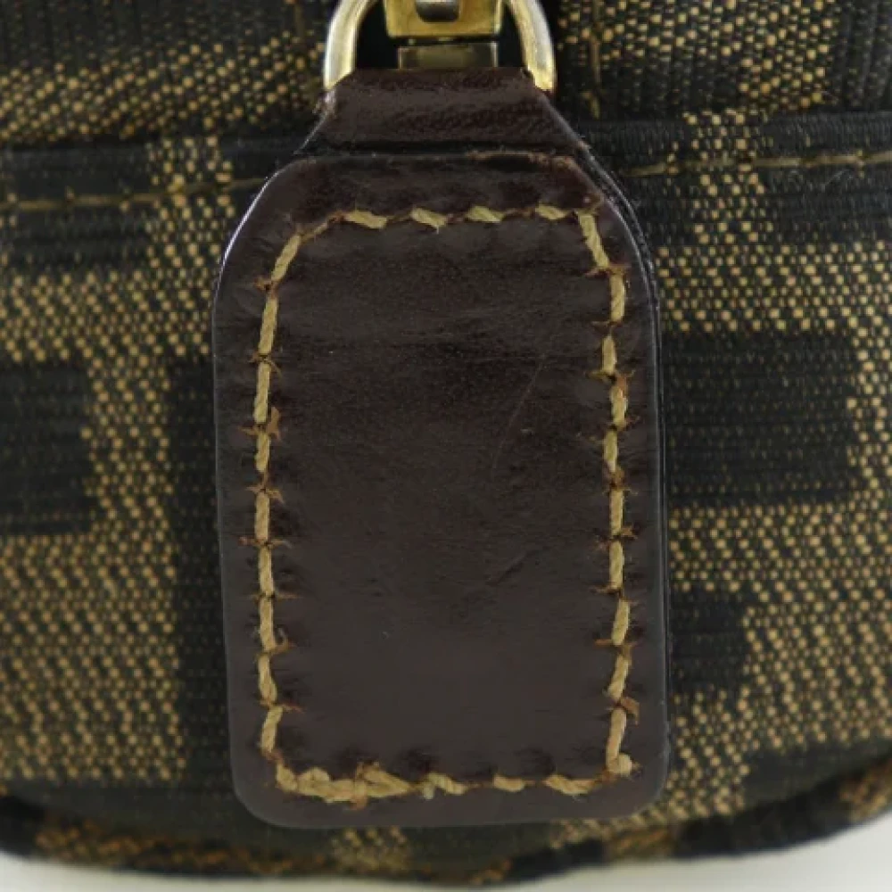 Fendi Vintage Pre-owned Canvas clutches Brown Dames