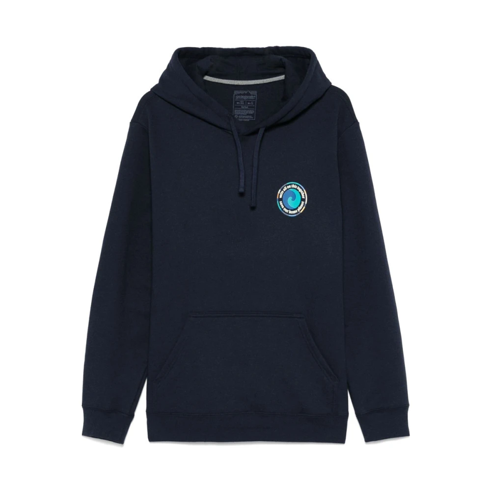 Patagonia Nena Jersey Hoodie Navy Blue Heren
