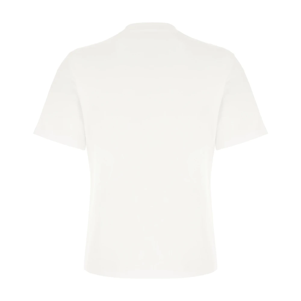 Salvatore Ferragamo Casual Katoenen T-Shirt White Dames