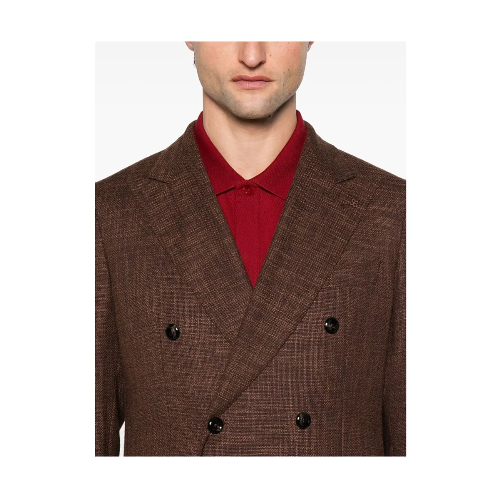 Tagliatore Jas Brown Heren