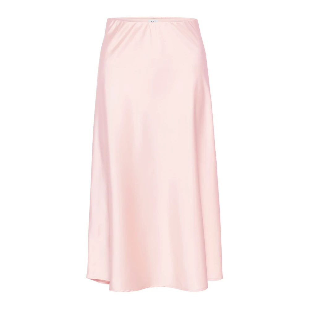 Saint Tropez Women's Pink Midi Skirts, 2XL, Delicacy Skirt
