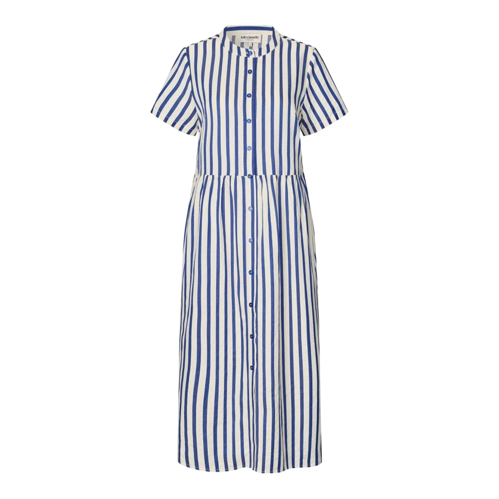 Lollys Laundry Women's Blue Shirt Dresses, L, Aliyall Maxi Dress Ss