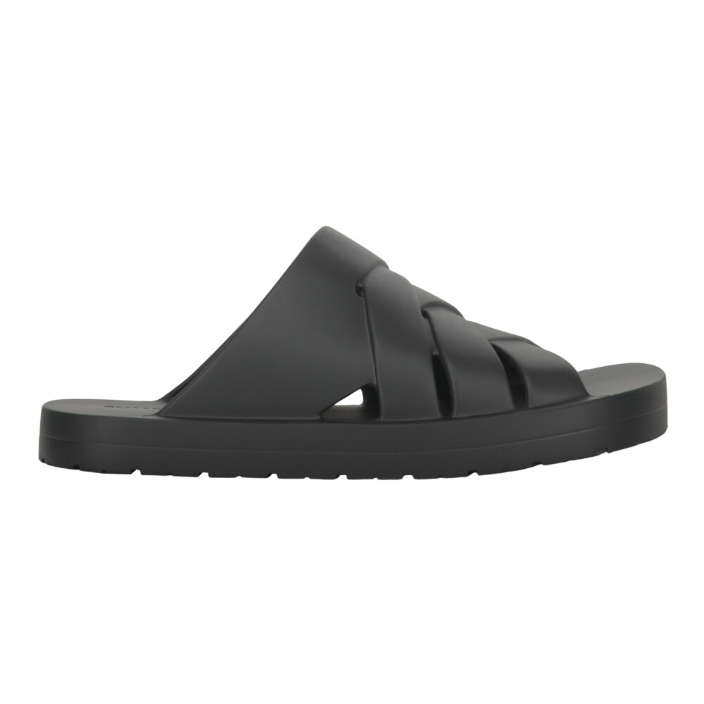サンダル BOTTEGA VENETA   Slippers and Clogs Men Leather Black Bottega Veneta Sunday slippers for Men - Black in KSA