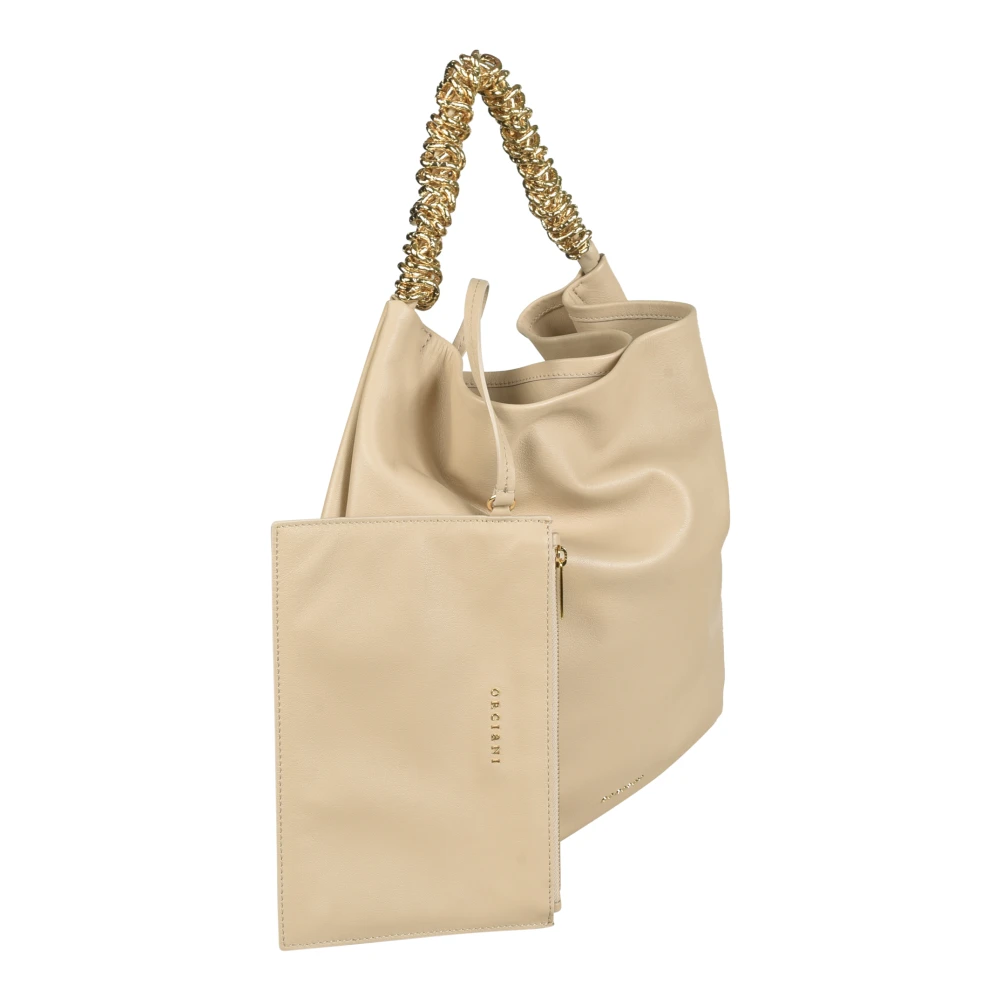 Orciani Stijlvolle Ivoor Tassen Collectie Beige Dames