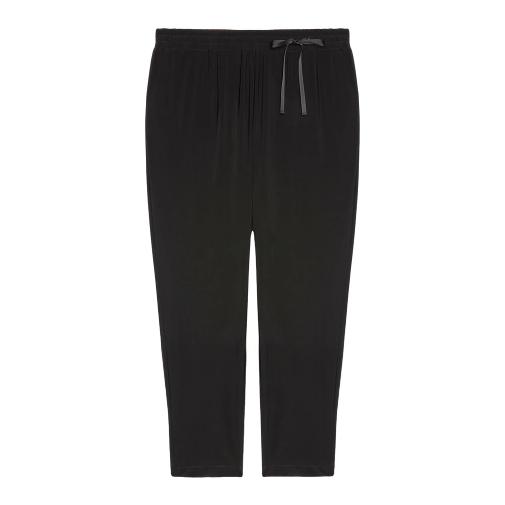 Fiorella Rubino Zachte Jersey Joggers Black Dames