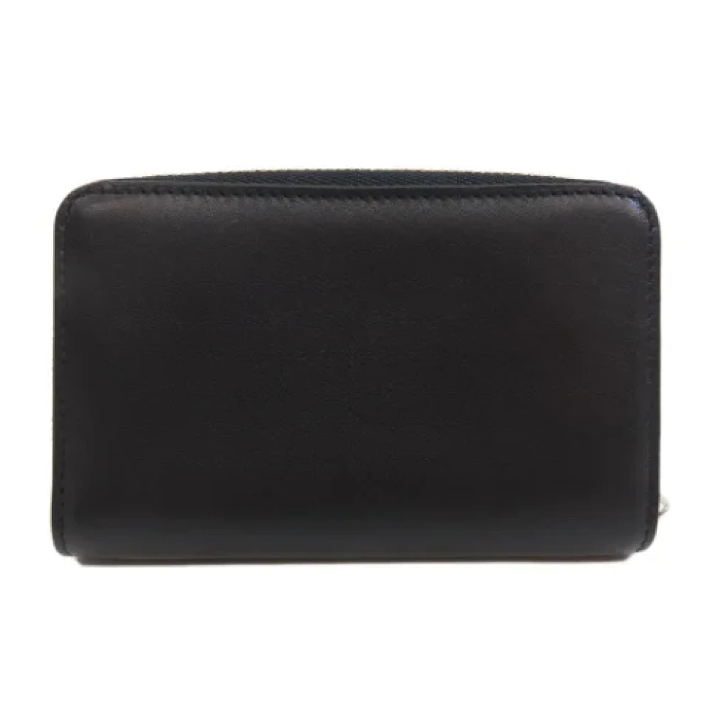 Loewe Pre-owned Leather wallets Black Dames