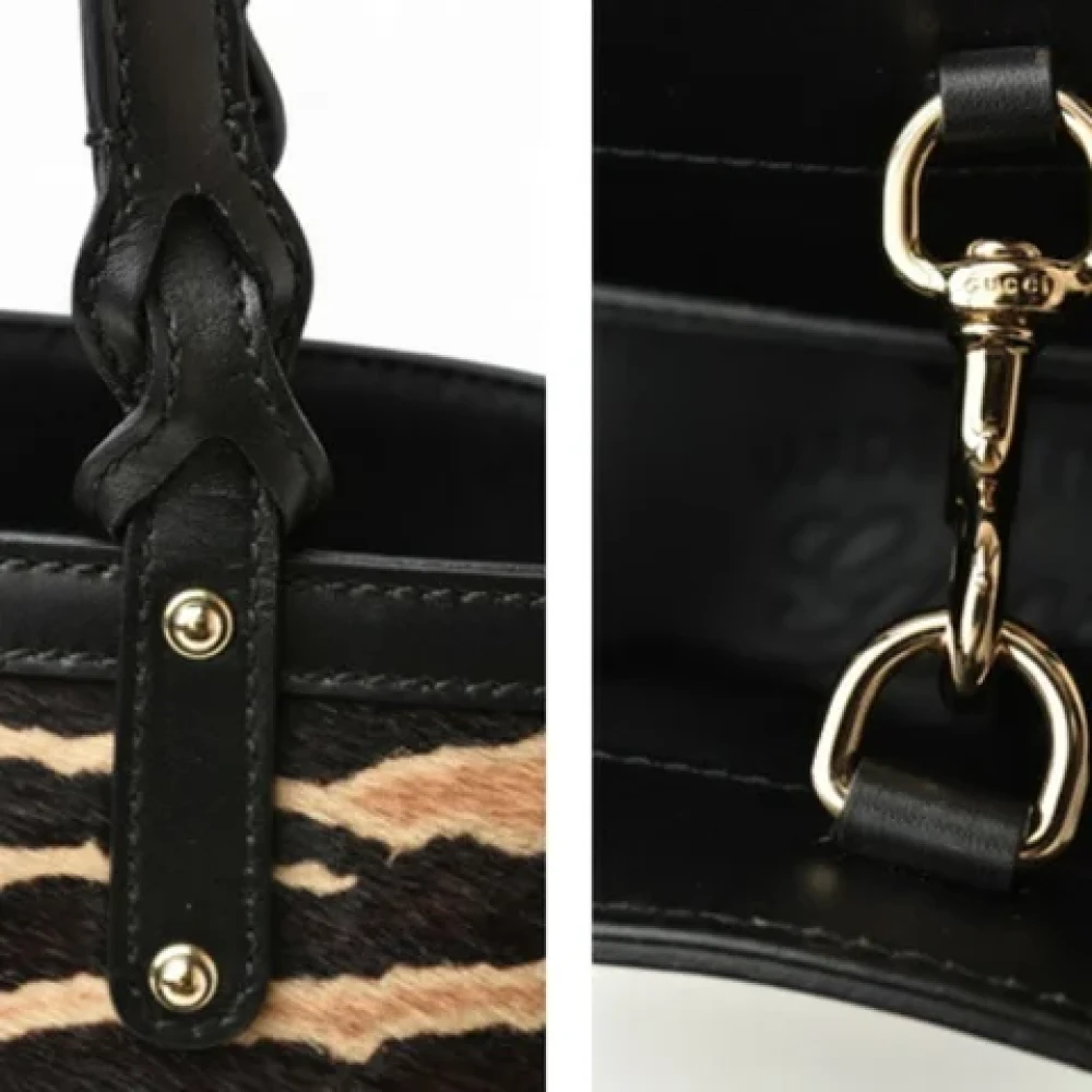 Gucci Vintage Pre-owned Leather shoulder-bags Beige Dames