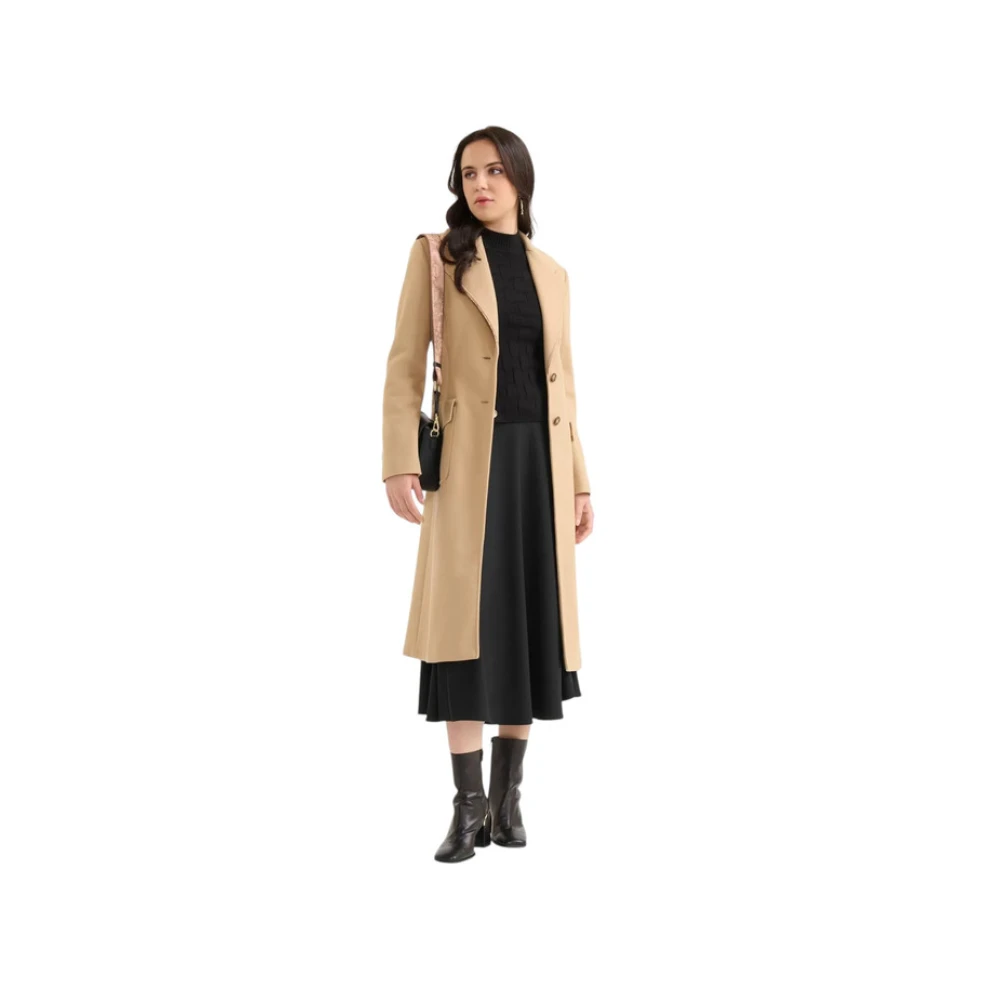 Alviero Martini 1a Classe Stijlvolle Jas voor Mannen en Vrouwen Brown Dames