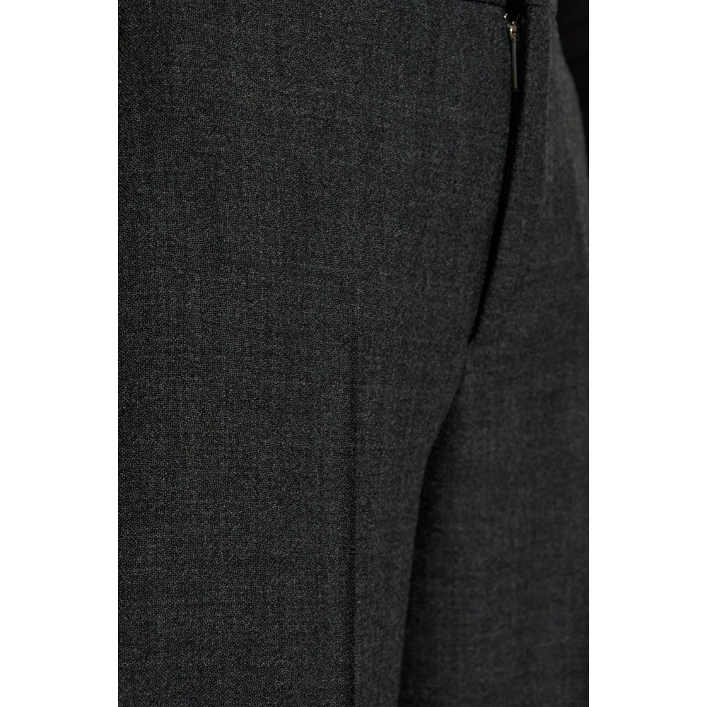 Burberry Gekreukelde broek Gray Dames