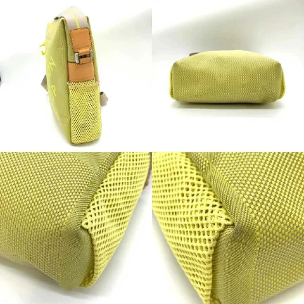 Louis Vuitton Vintage Pre-owned Cotton shoulder-bags Green Dames