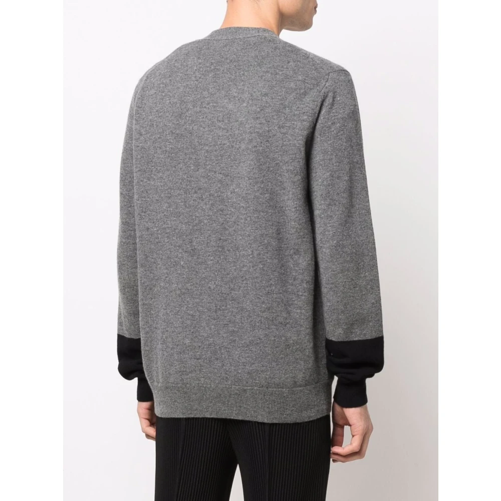 Comme des Garçons Wollen Vest in Stijlvol Ontwerp Gray Heren