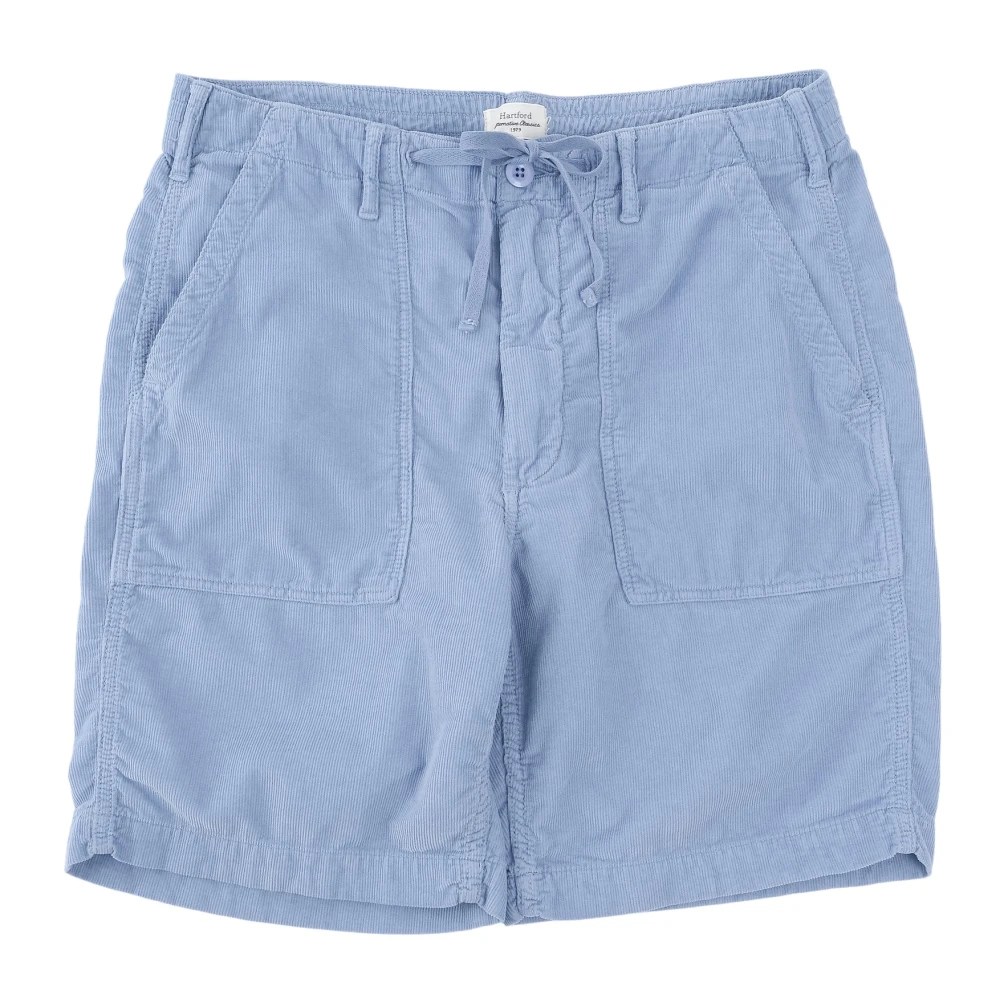 Hartford Casual Shorts Blue Heren