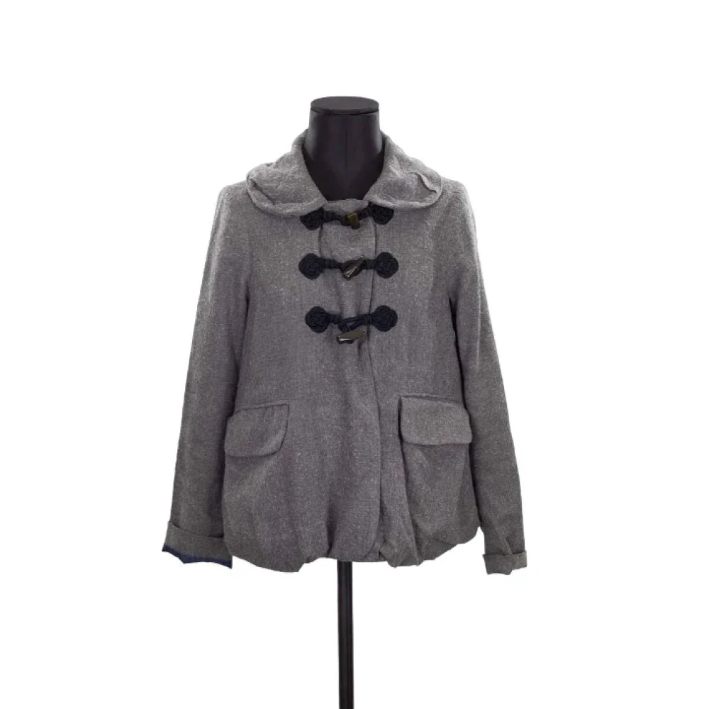 Marc Jacobs Pre-owned Polyester outerwear Gray Dames