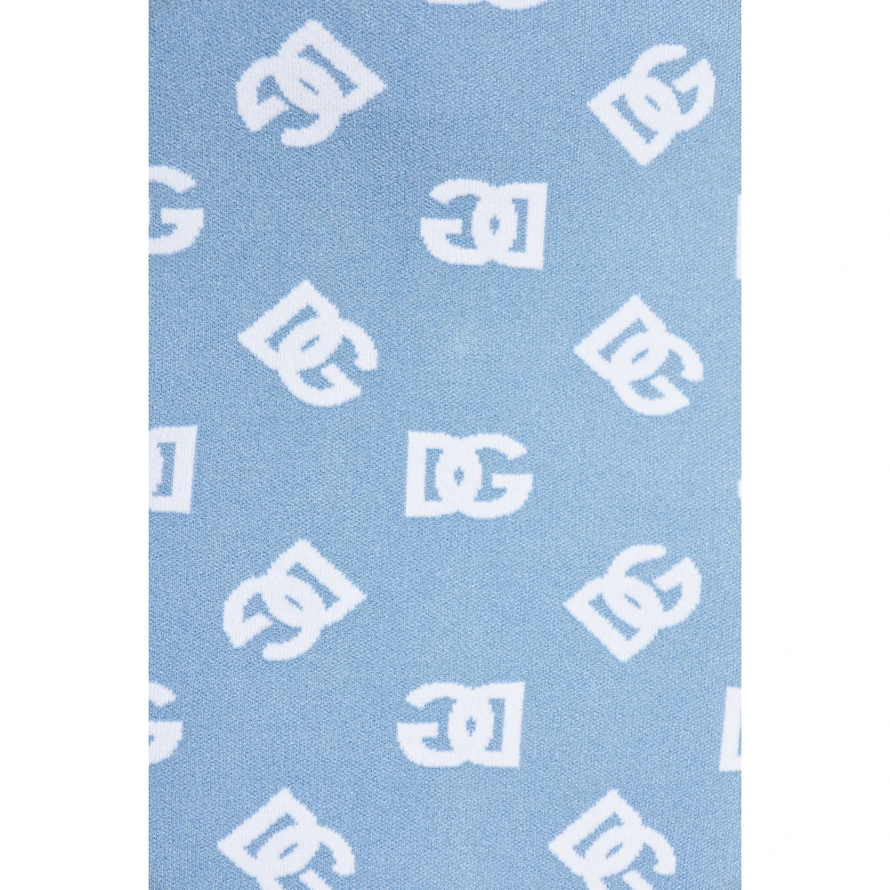 Dolce & Gabbana Rok met monogram Blue Dames
