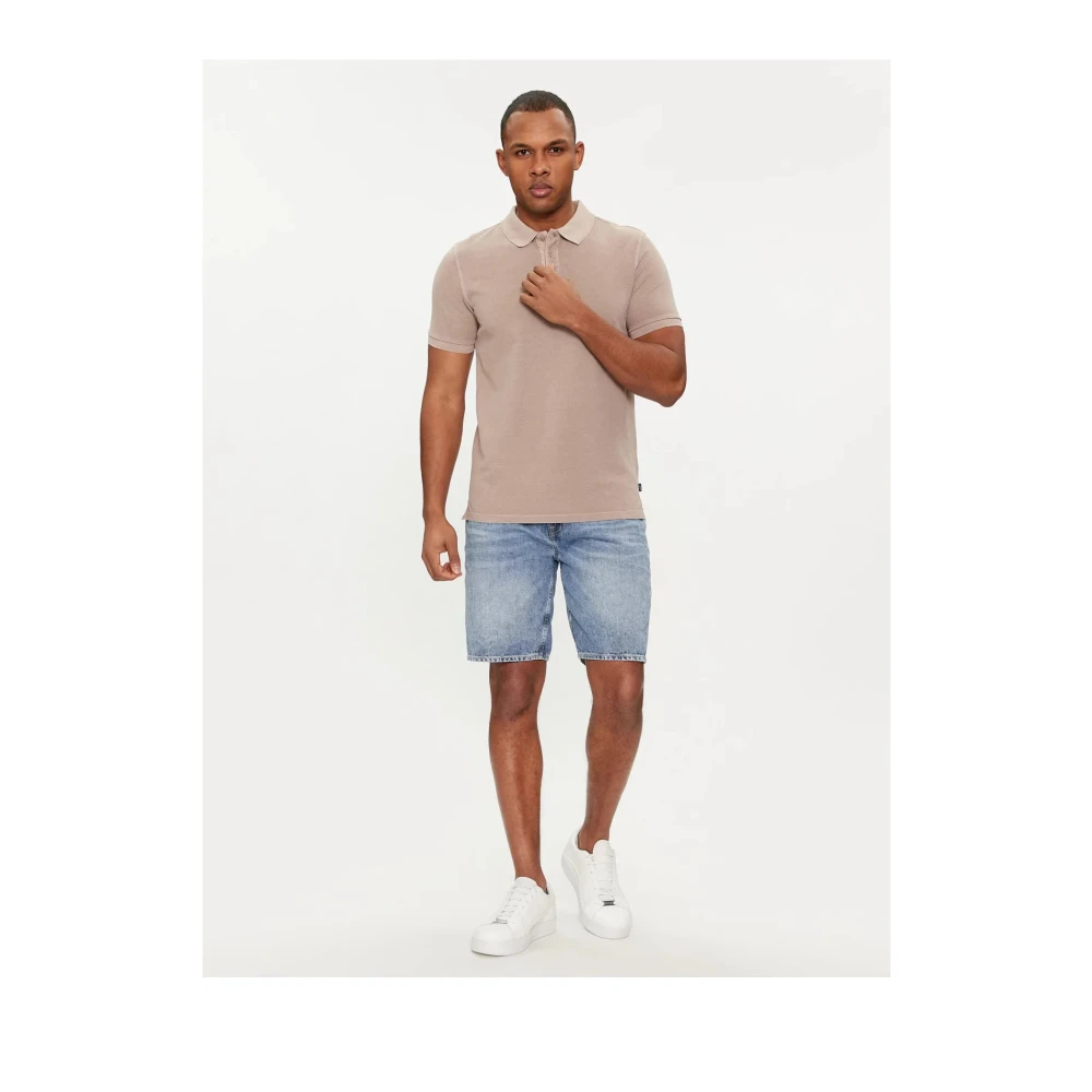 Guess Denim slim stretch shorts Blauw Blue Heren