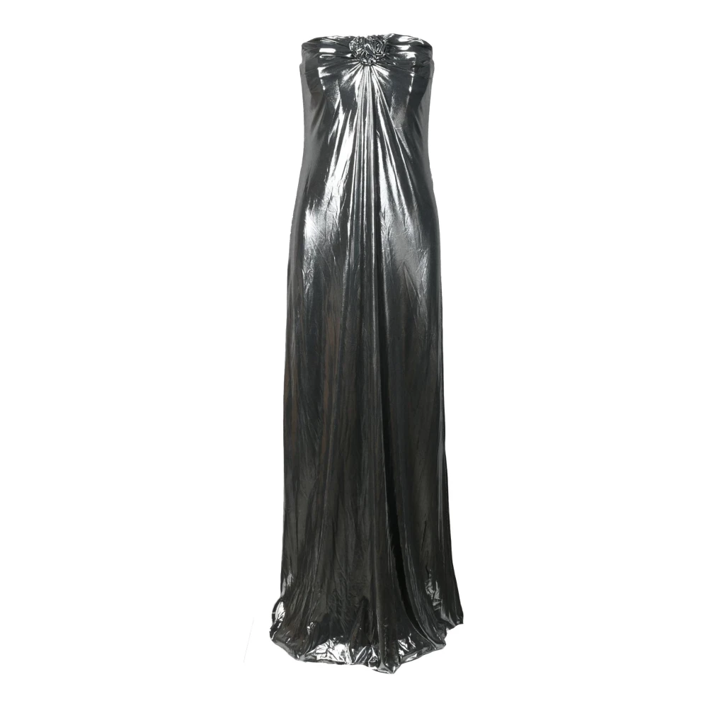 Magda Butrym Elegante jurk in polyester-elastaanmix Gray Dames