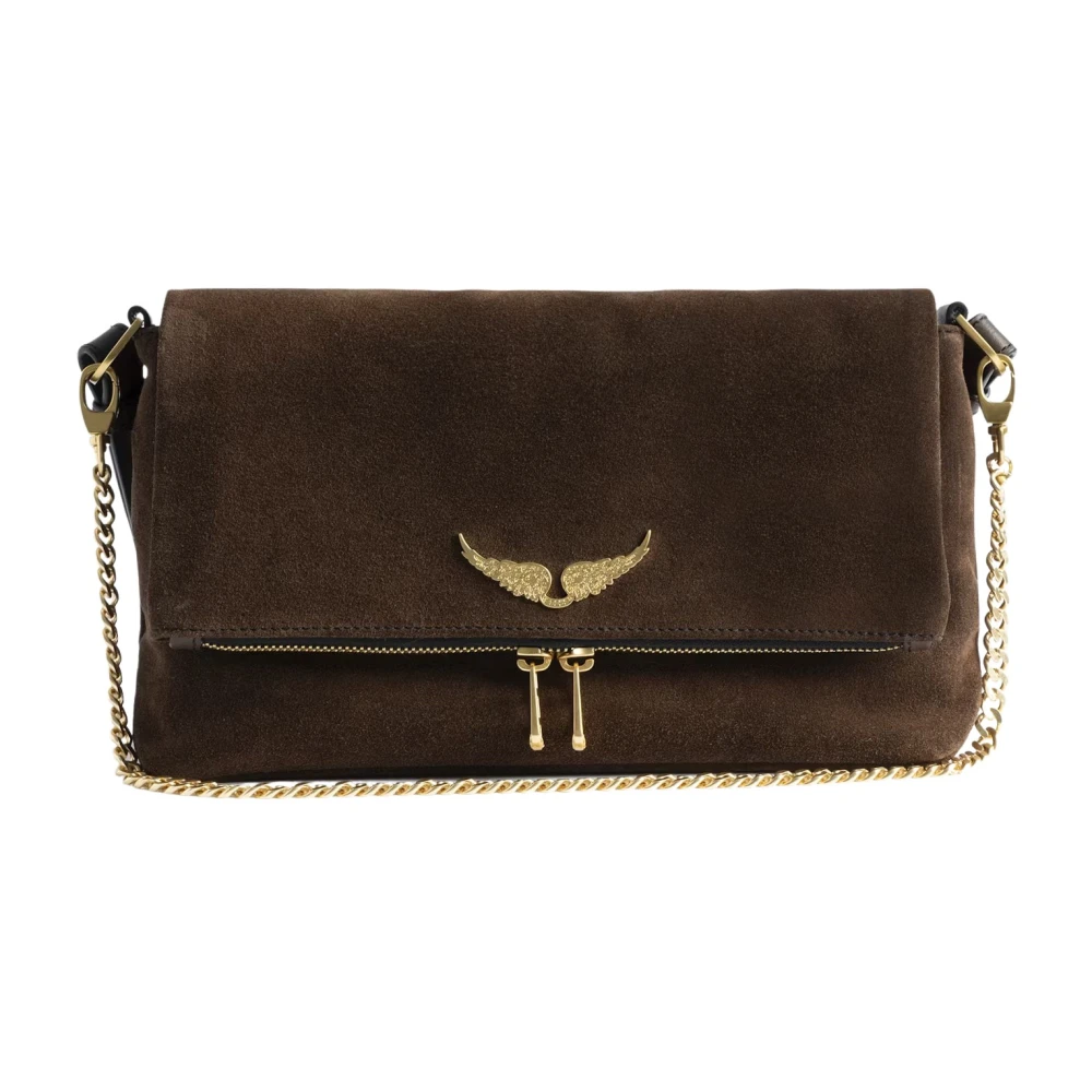 Zadig & Voltaire Donna Marrone Rocky Ii Suede