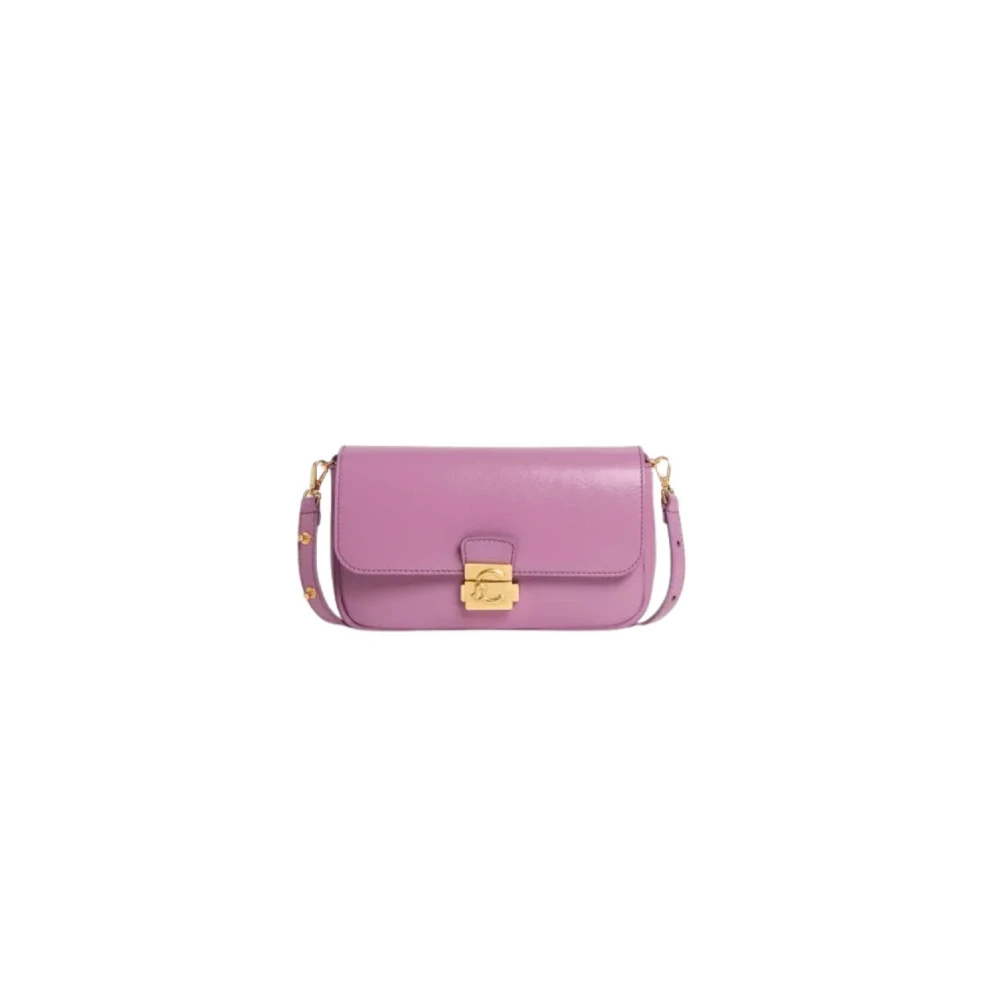 Coccinelle Women's Purple Cross Body Bags, One Size, C-Me Lock Mini Shoulder Bag