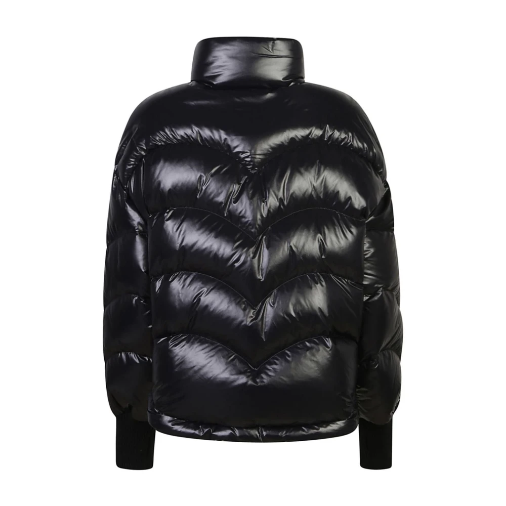 Khrisjoy Zwarte Jassen voor Stijlvolle Look Black Dames