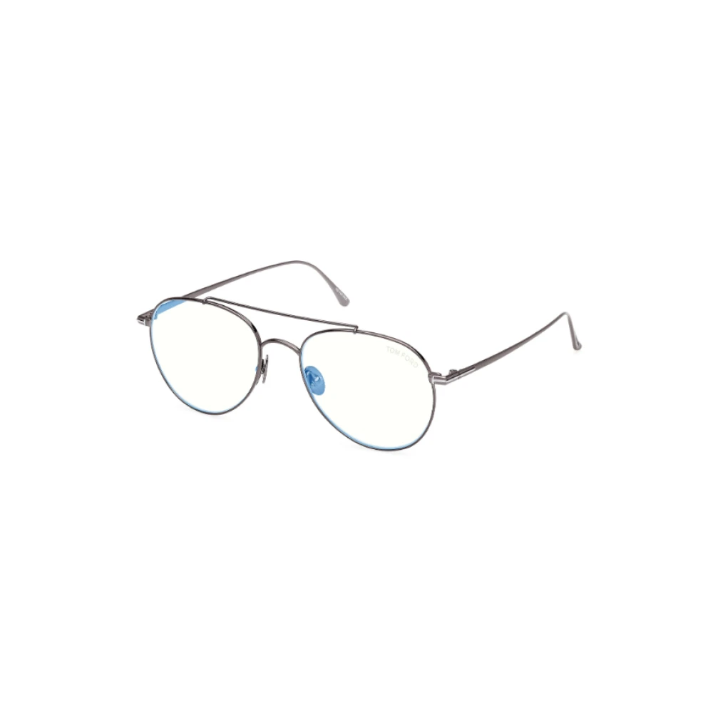 Tom Ford Unisex Gray Glasses, 53 Mm, Aviator Optical Frame