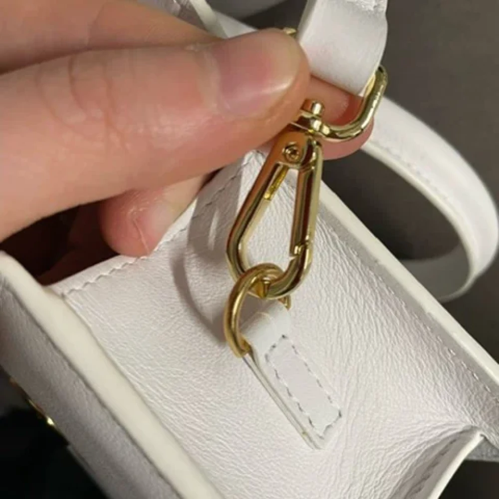 Jacquemus Pre-owned Leather handbags White Dames