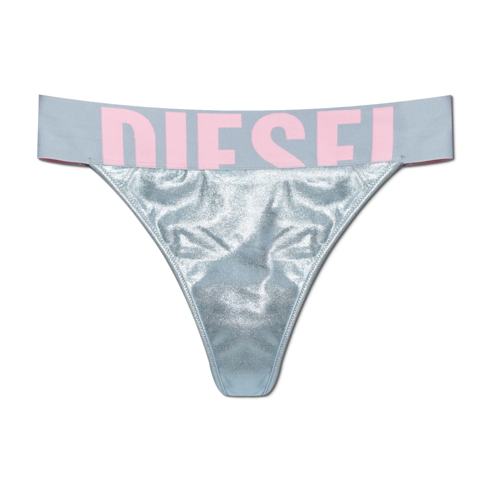 Diesel Vrouw Blauw Badmode Dames, 2XS, Onderkant Van Badpak