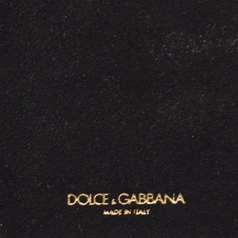 Dolce & Gabbana Pre-owned Leather home-office Blue Dames