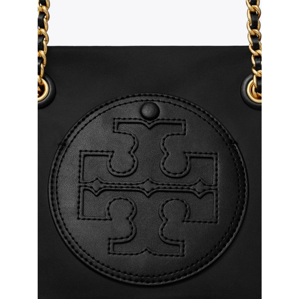TORY BURCH Zwarte Ketting-Link Handtas Black Dames