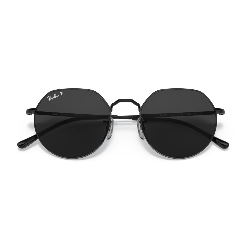 Ray-Ban Black Sunglasses, Unisex, 55 Mm, Rb3565 Jack Sunglasses