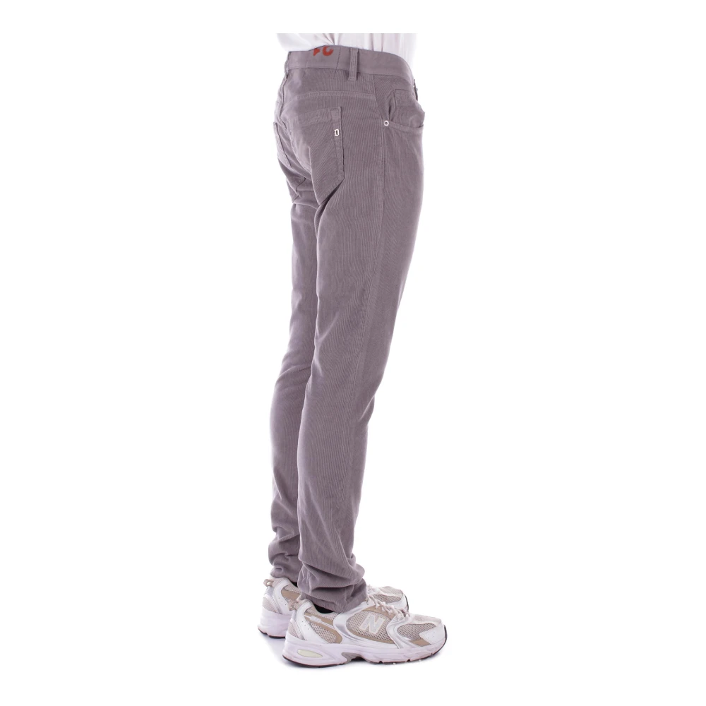 Dondup Lichtgrijze Skinny Broek Gray Heren