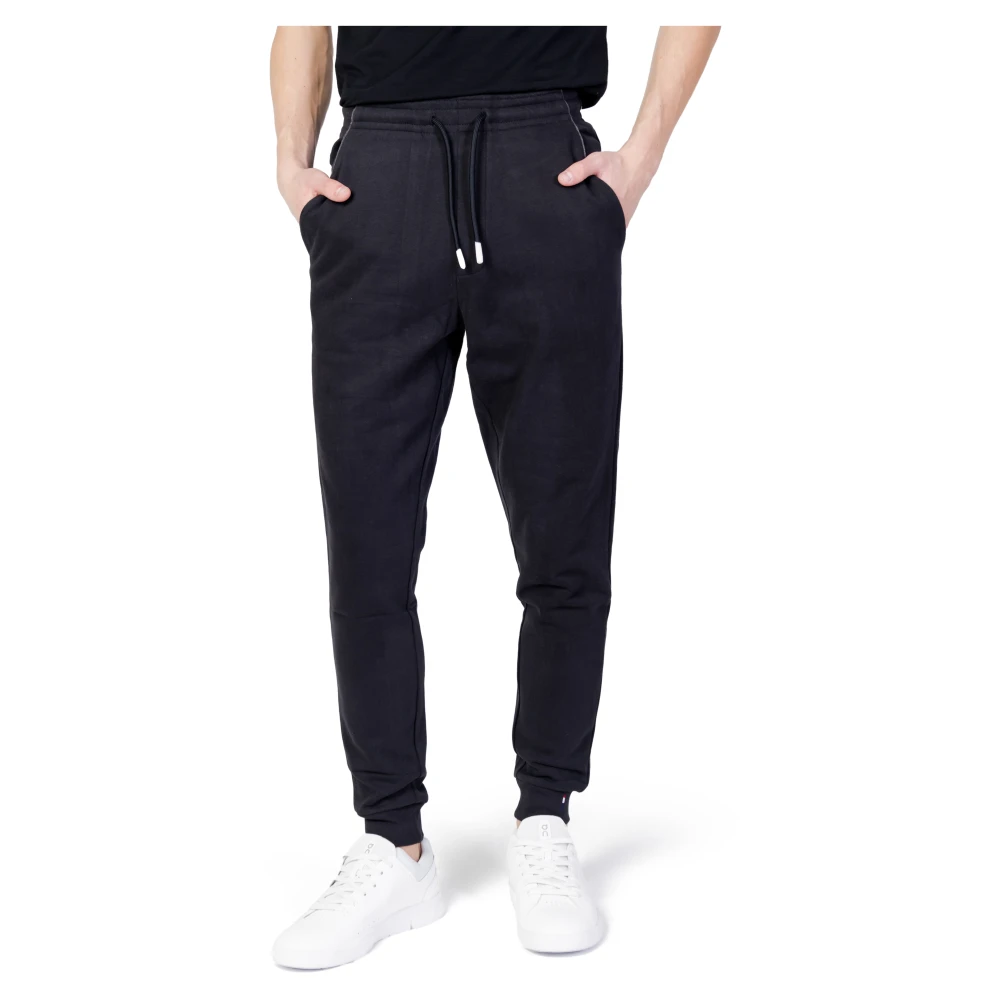 U.s. Polo Assn. Zwarte katoenen sportbroek Black Heren