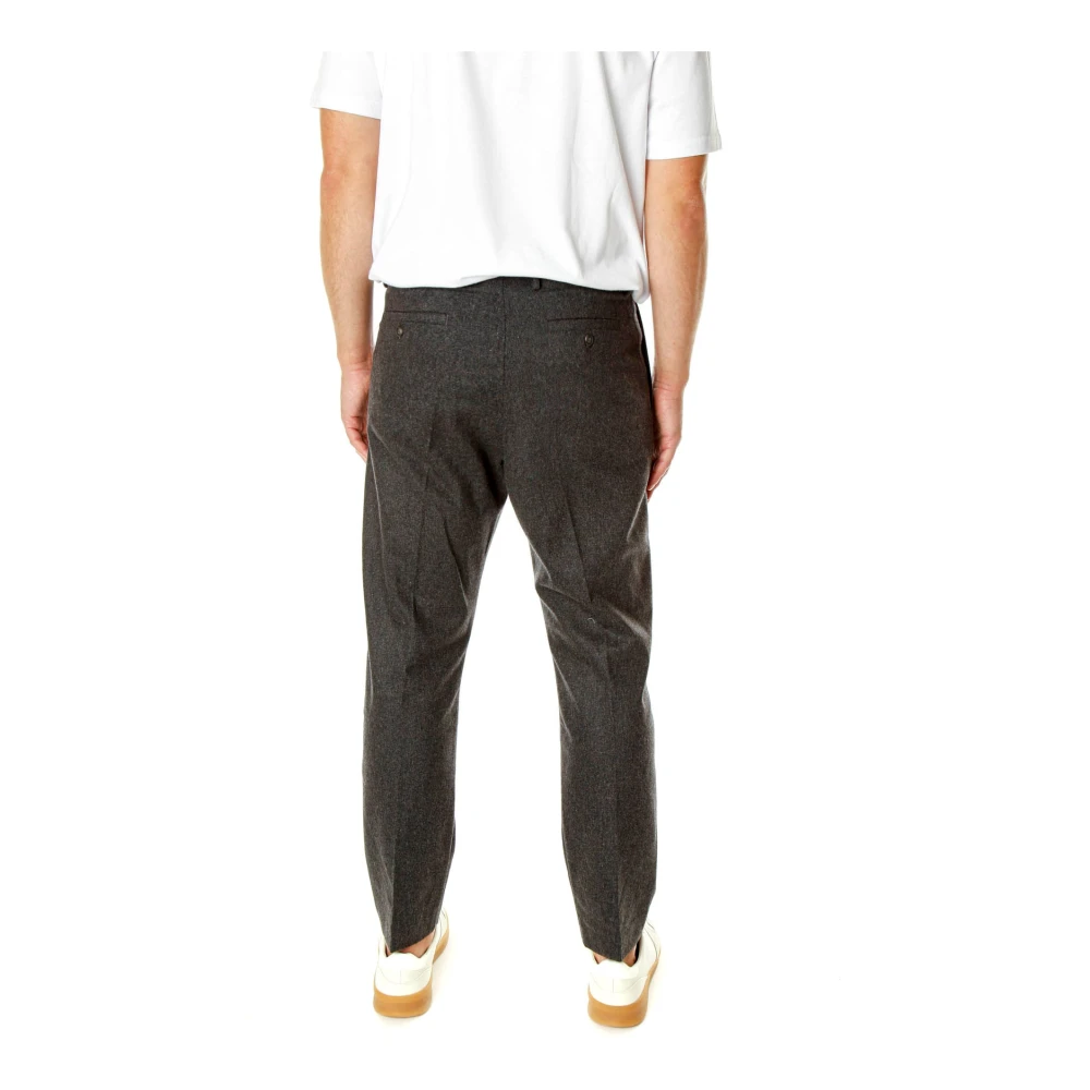 Nn07 Tapered Fit Mid Waist Broek Gray Heren