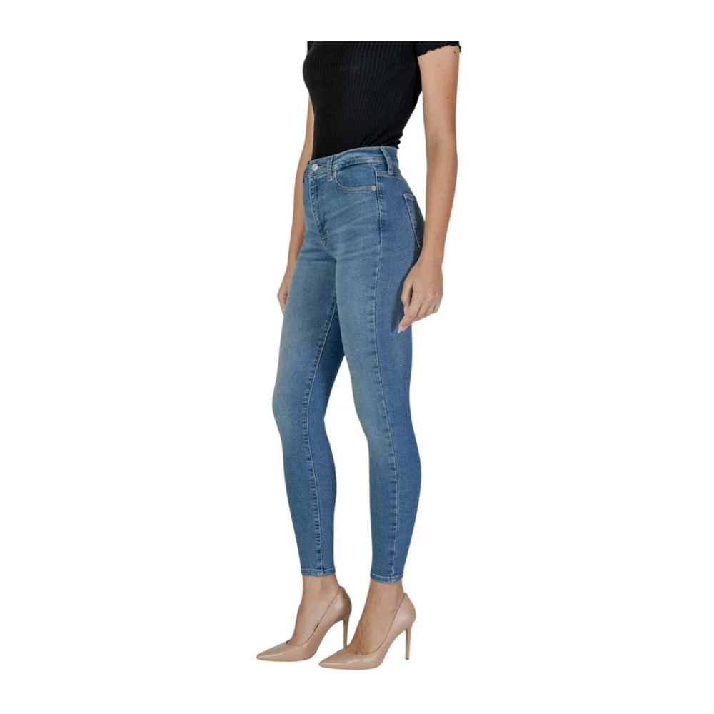 Tommy Jeans Blauwe Katoenmix Stretch Jeans Blue Dames