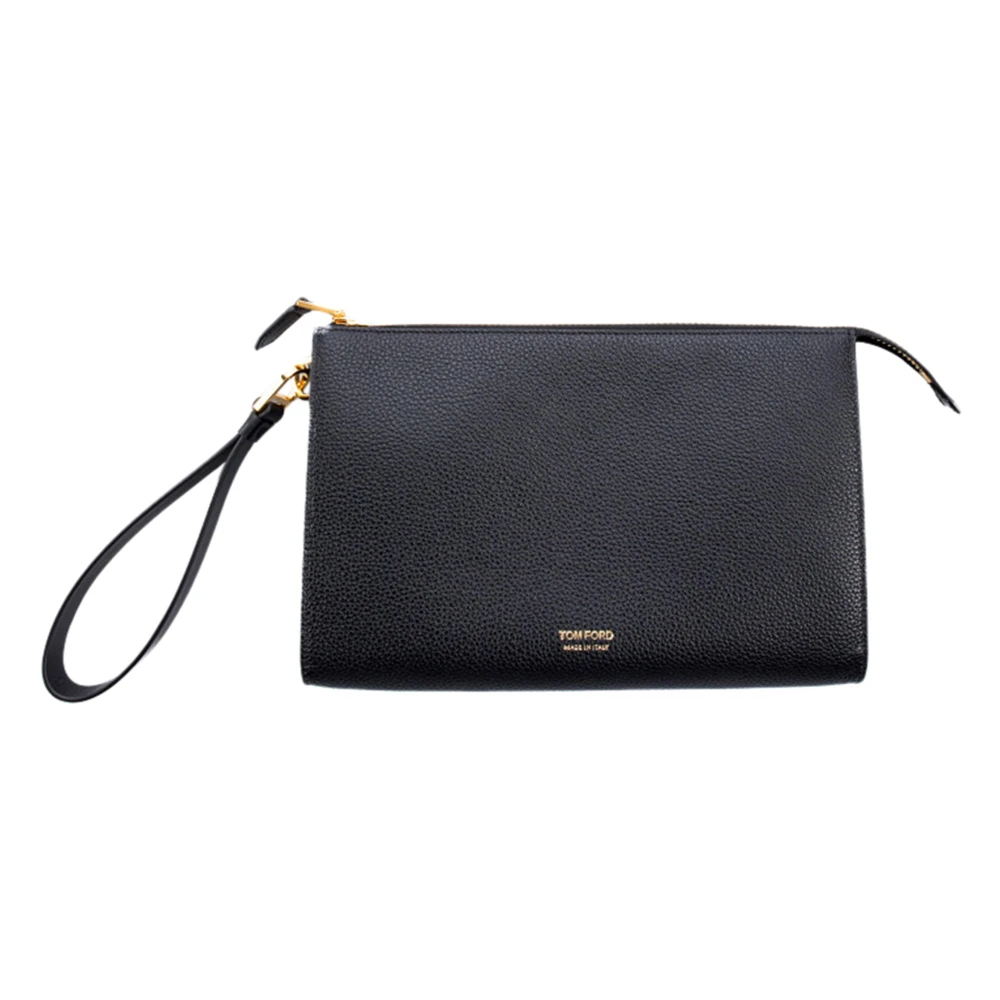Tom Ford Platte Pouch Portemonnee Black Heren