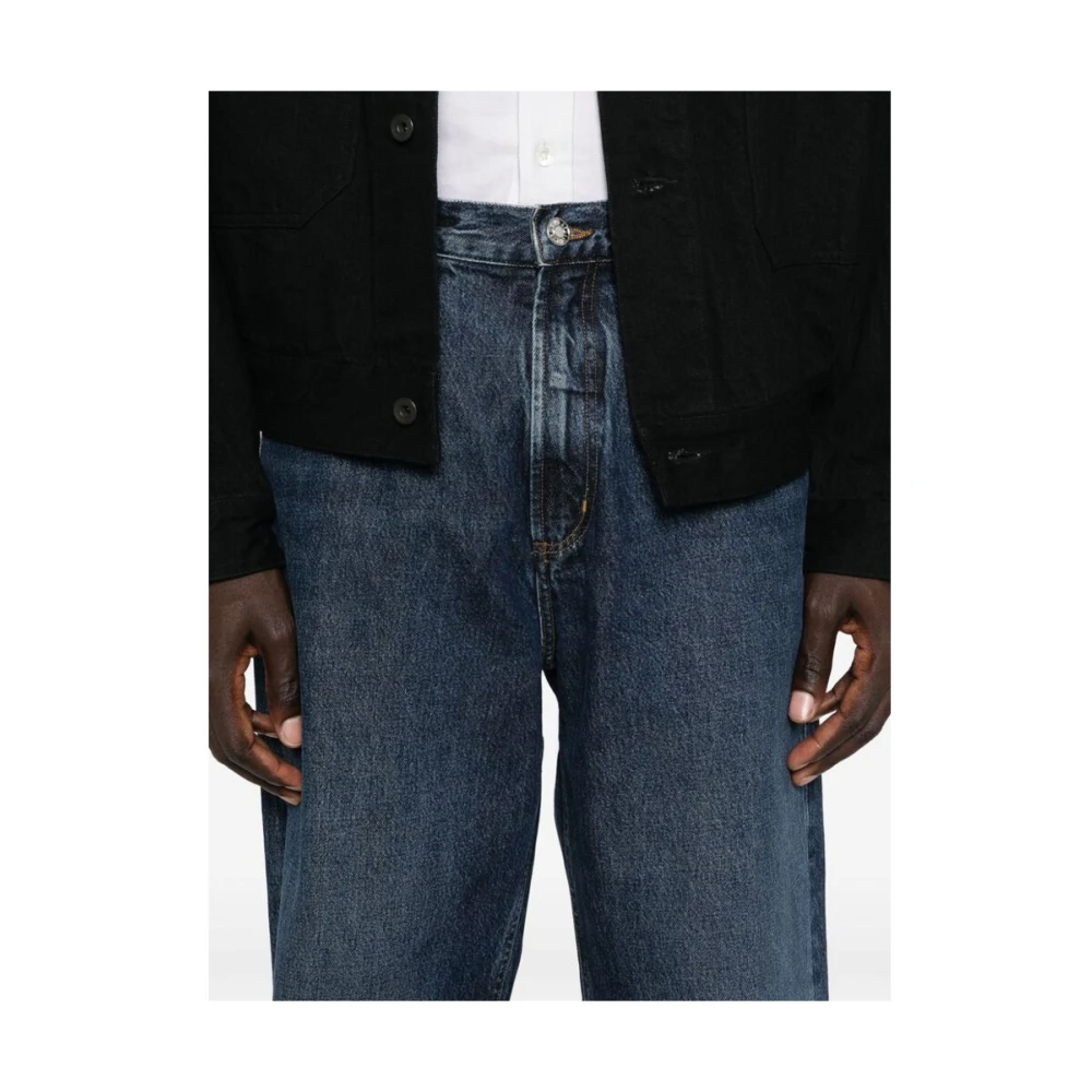 Agolde Blauwe Regeneratieve Katoen Denim Jeans Blue Heren