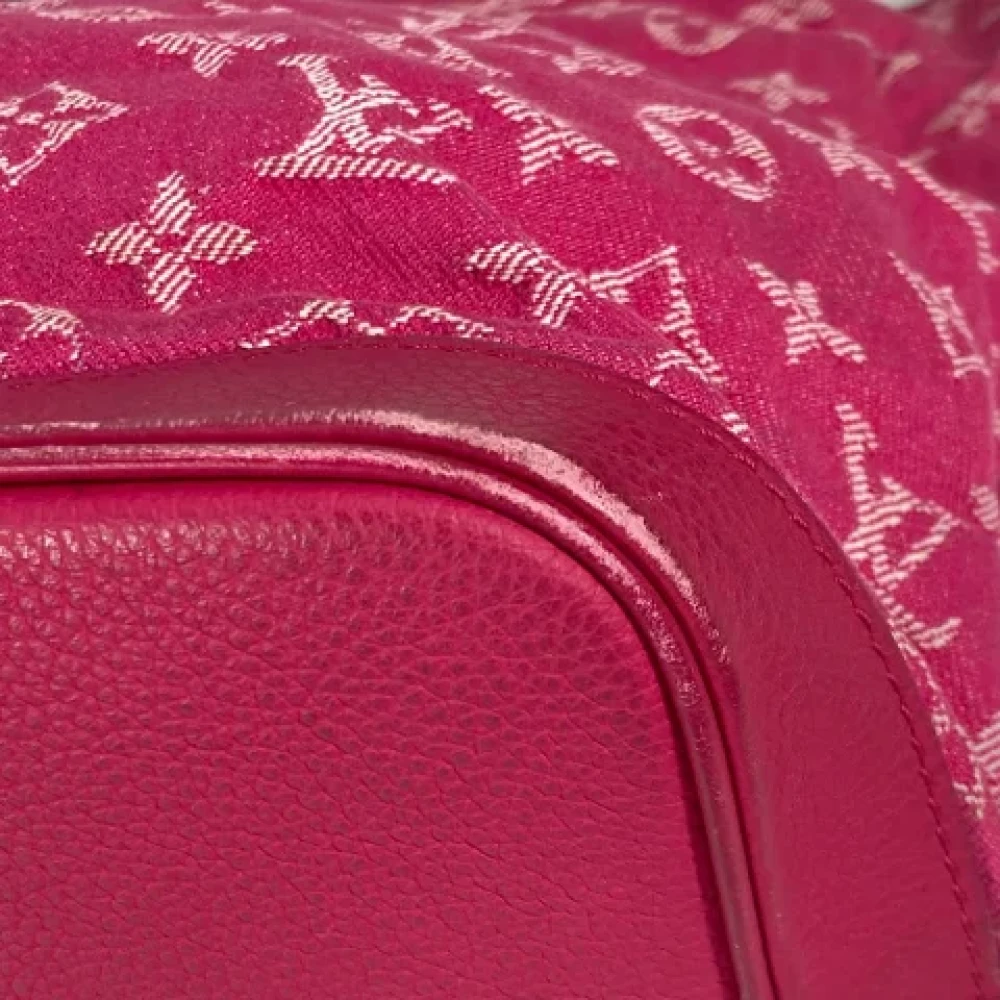 Louis Vuitton Vintage Pre-owned Denim louis-vuitton-bags Pink Dames