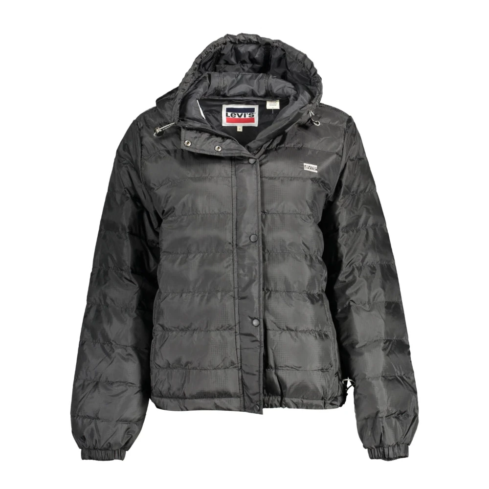Levi's Women's Black Winter Jackets,, Polyester Jacket Extra Small