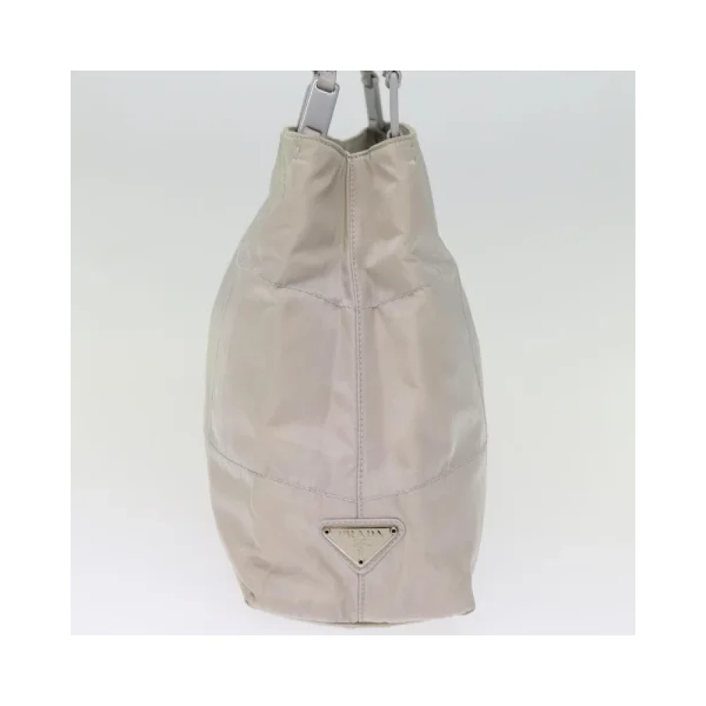 Prada Vintage Pre-owned Nylon prada-bags Gray Dames