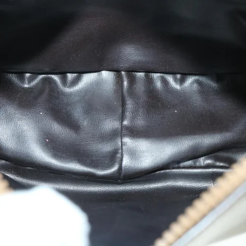 Dior Vintage Pre-owned Canvas clutches Beige Dames