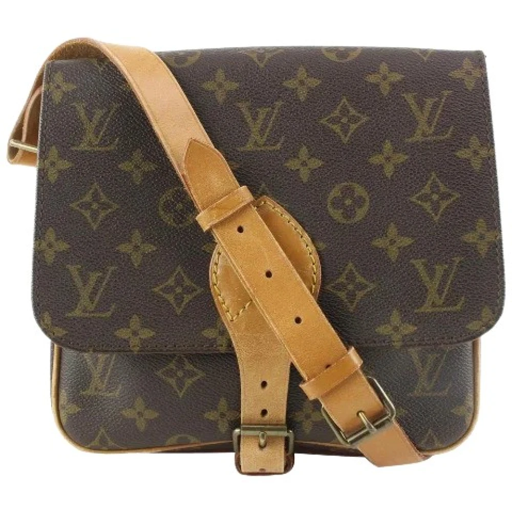 Louis Vuitton Vintage Förhandsägda Canvas LV Väskor, Tillverkade i Frankrike Brown, Dam