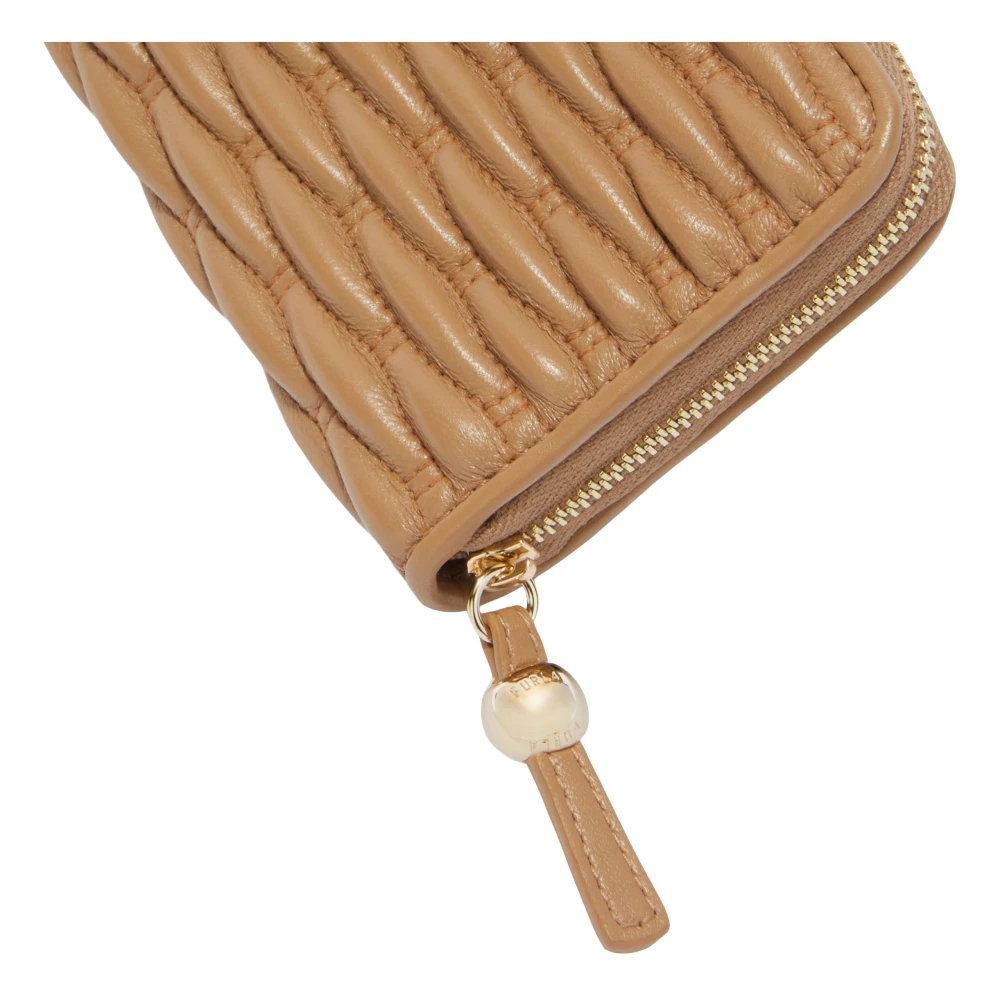 Furla Mionido Zip Around Xl Brown Dames