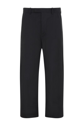 black-cotton-uniform-leg-trouser